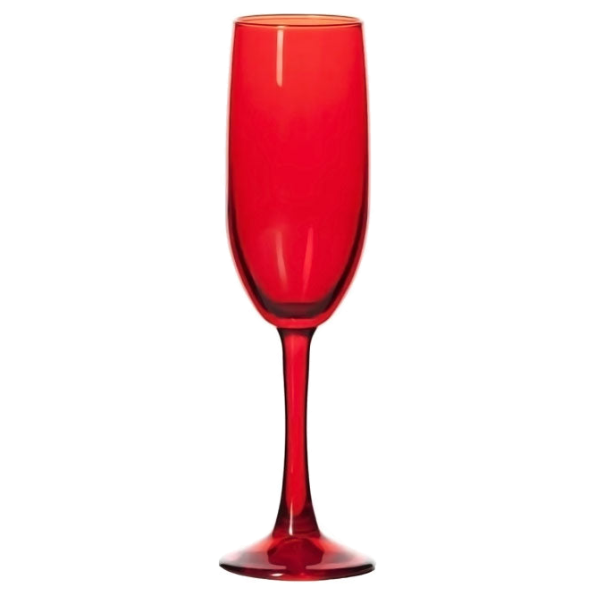 Copa Alta Rojo para servicio en mesa y barra, cristalería profesional