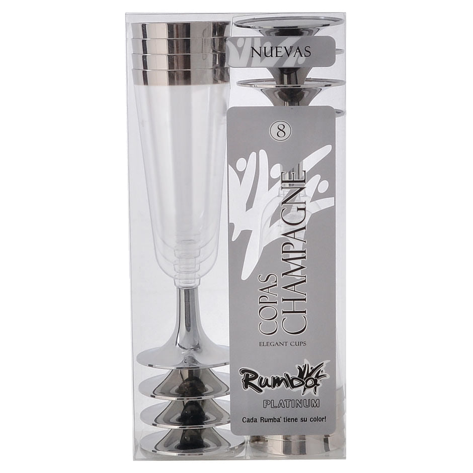 Copa Rumba Platinum desechable 2.5 oz para servicio de alimentos