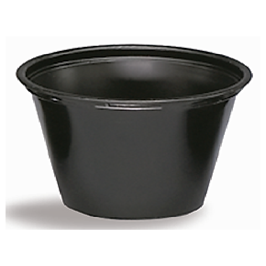 Copa Soufle 2 oz Negra 25