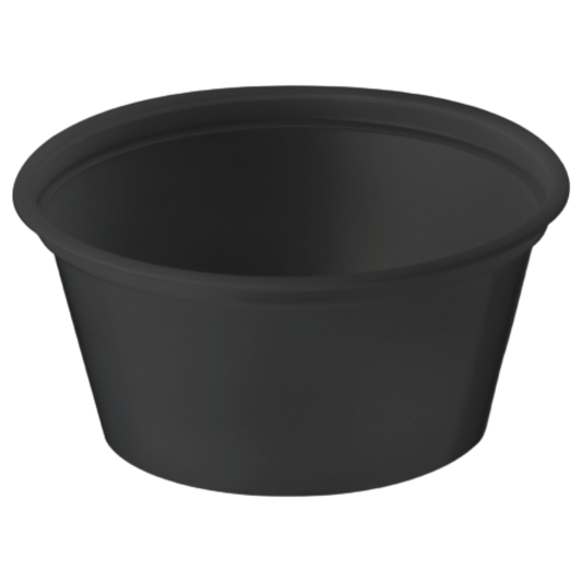Copa Soufle Panda Negra 1.5 oz