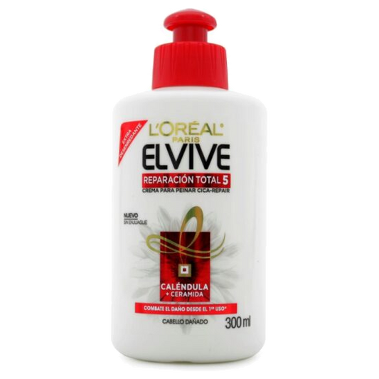 Crema P/peinar Elvive Rep. Total 5 x 300 ml