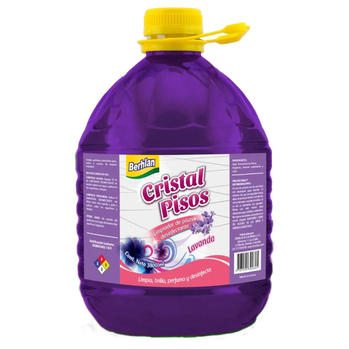 Cristalpisos Lavanda x 3800 ml x4