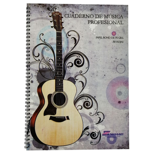 Cuaderno 16x24 x50h en Bond Cocidos Al Caballete