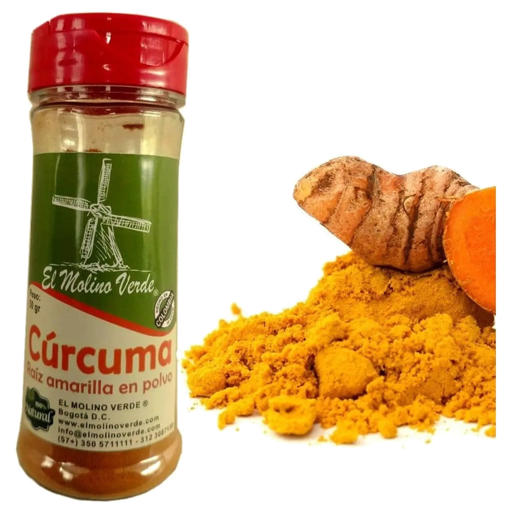 Cúrcuma en polvo Fcox presentación 50 gramos para cocinas profesionales