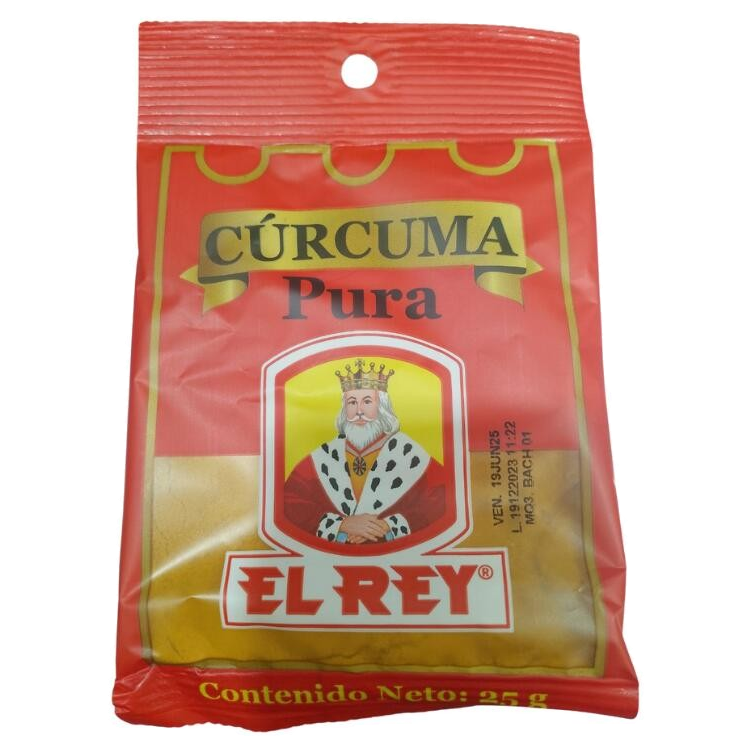 Cúrcuma Dorada 25 gramos caja x108 unidades Horeca Center