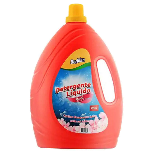 Detergente Líquido Lavadora Floral x 4000 ml