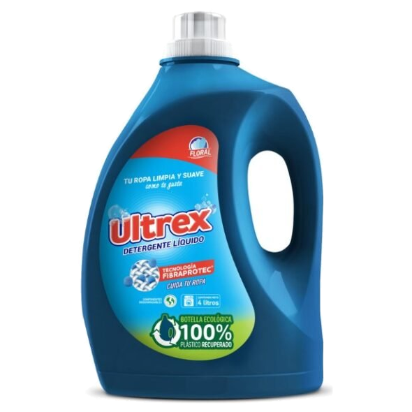 Detergente Ultrex Floral presentación 900 gramos para limpieza institucional