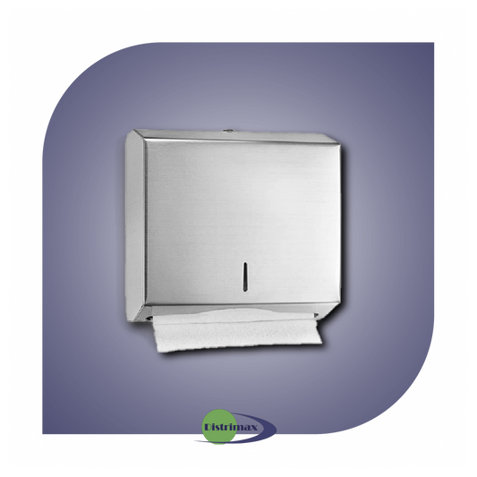 Dispensador Acero Inox. para Toalla Triple Clean