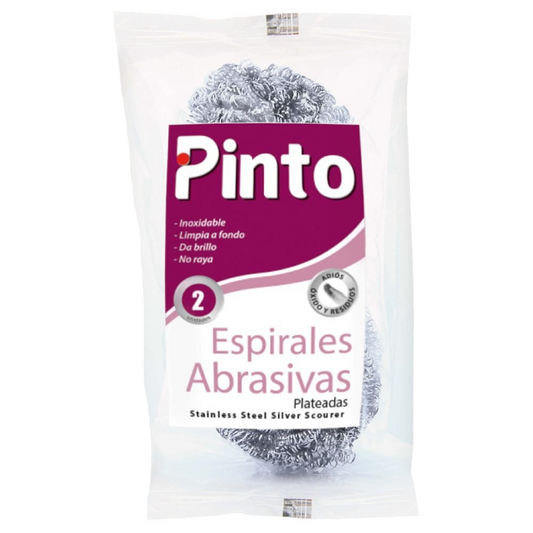 Espiral Abrasivo Plateada x2 und Ref#