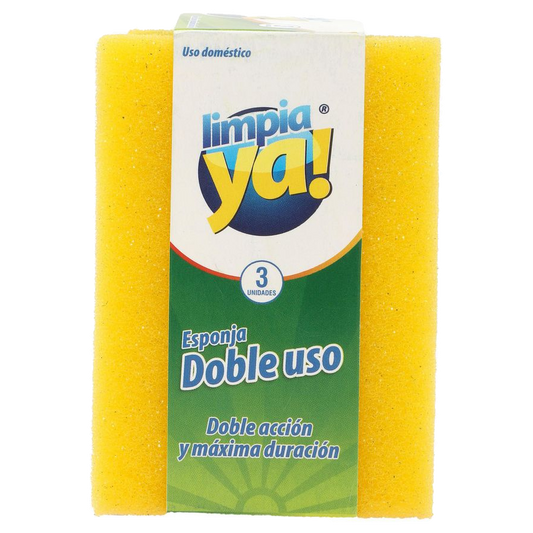 Esponja Doble Uso Limpiaya x 3