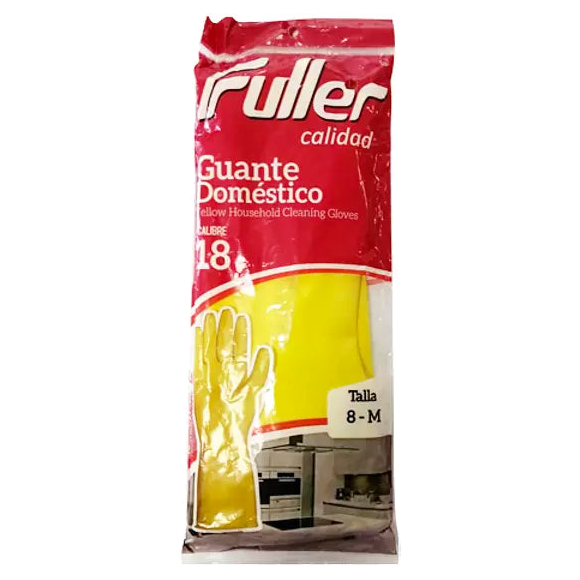 Guante Domestico Talla 8 Cal.15 Amarillo