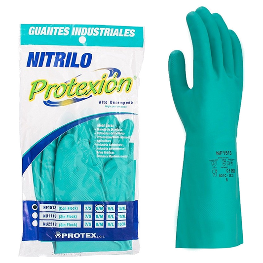 Guante Especial Nitrilo Protex Largob x12 T9