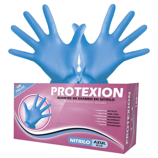 Guante Examen Protex con Tapa T-m 10