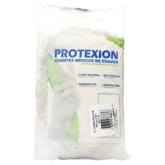 Guante Examen Protex con Tapa T-s 10