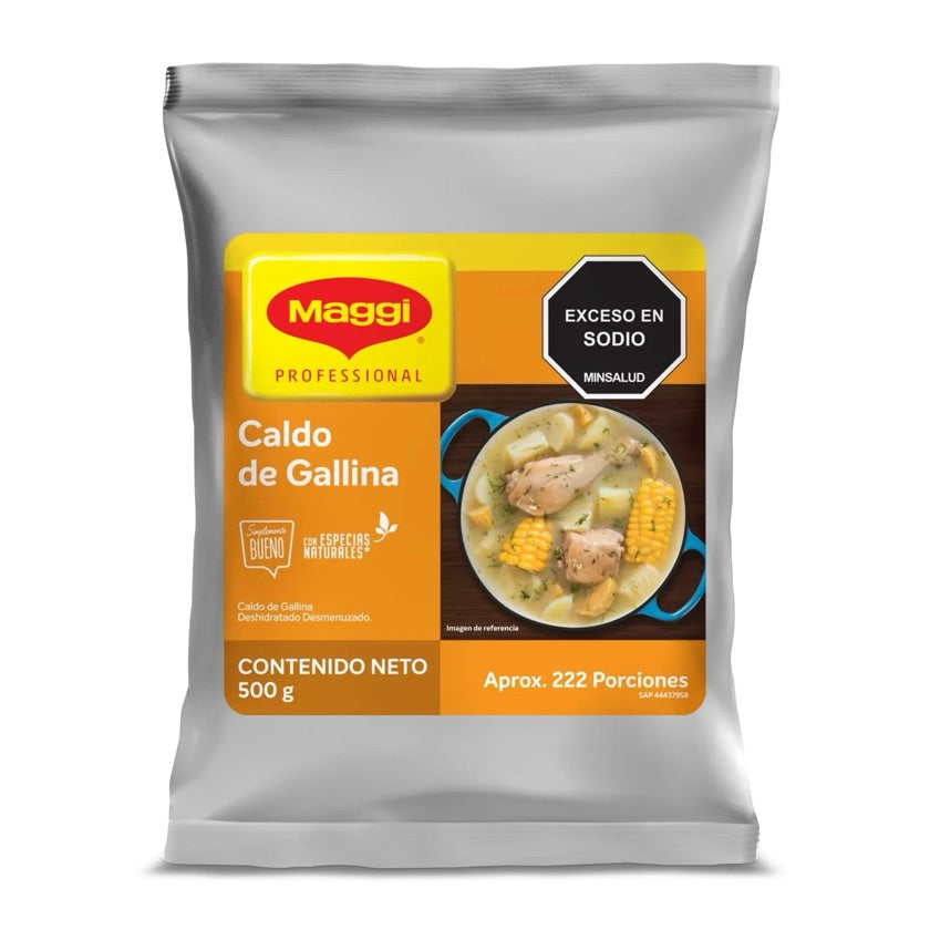 Caldo De Gallina Maggi NPRO X 500 GR