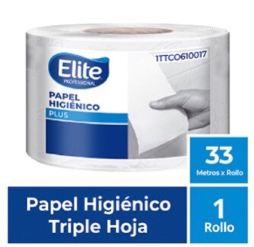 Papel Higenico triple hoja bco 33mts paca x24 rollos