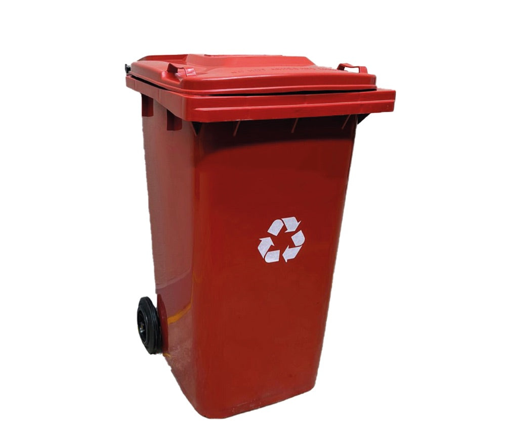 Contenedor 120 LTS Rojo Triple Clean