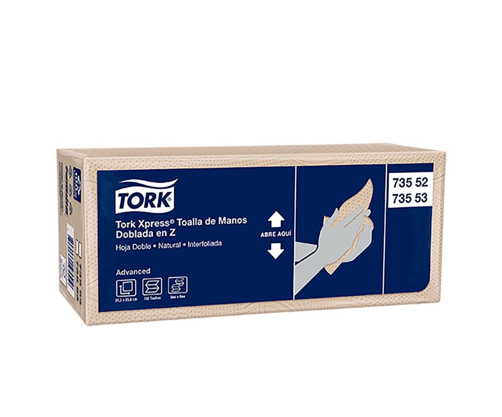 Toalla Tork Z Natural X 150 Unidades
