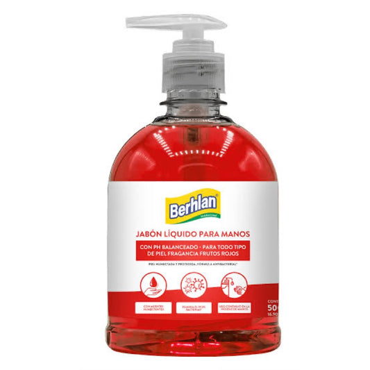 Jabón líquido Antibacterial Fragancia: Frutos Rojos x 500 ML