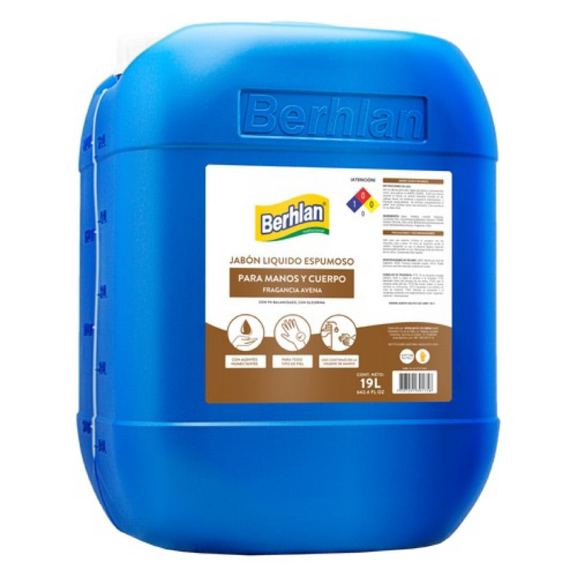 Jabón Liquido Antibacterial Avena x 19.000 ML