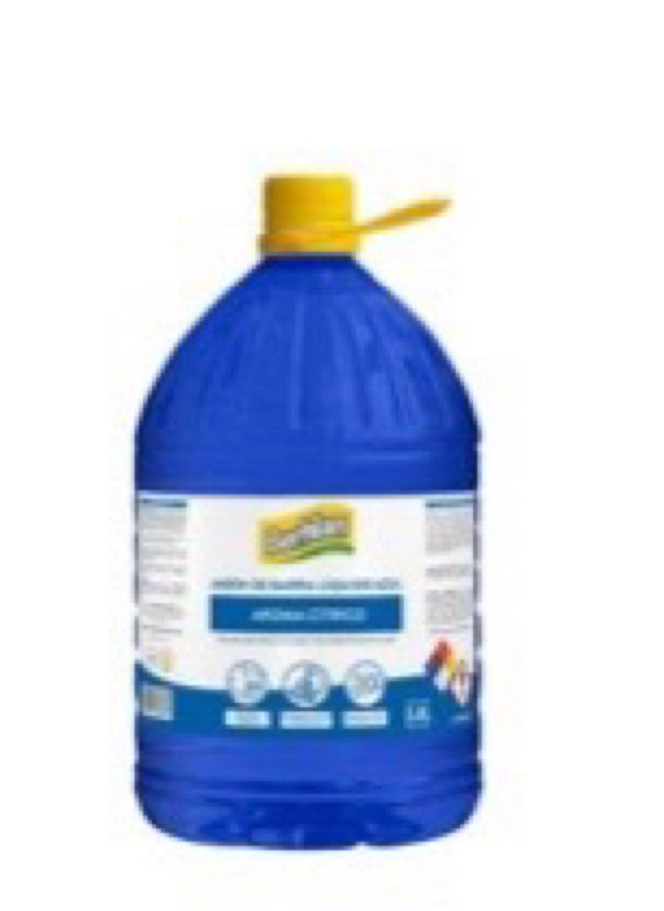 Jabón barra líquido azul x3800ML