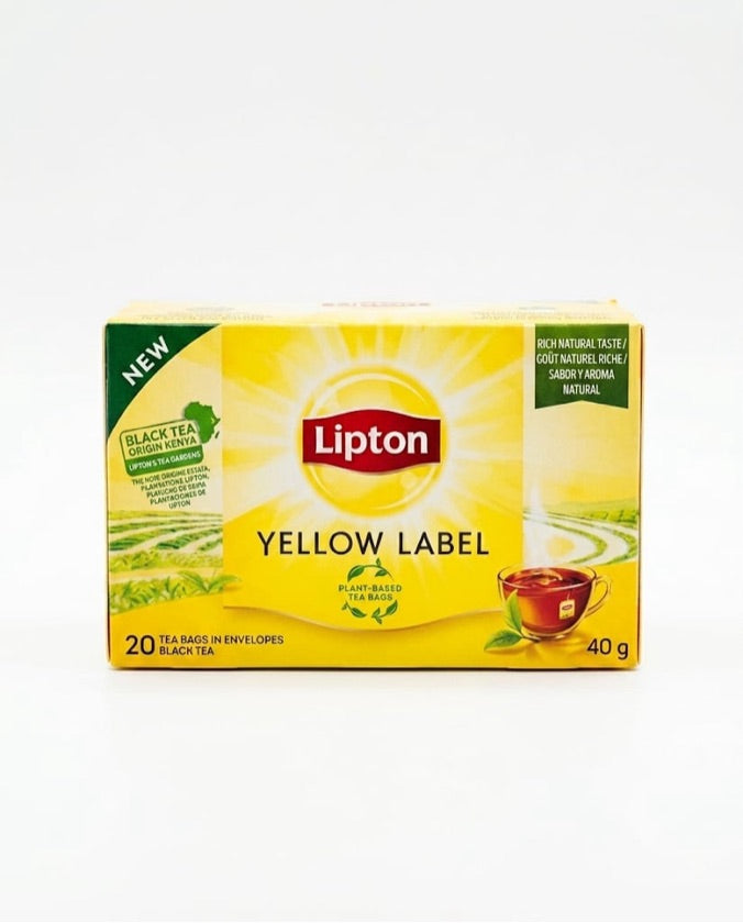 Te Yellow Label Lipton D X 20