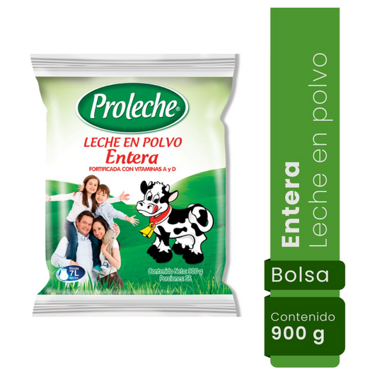 Leche Polvo Entera Proleche x 900 grs