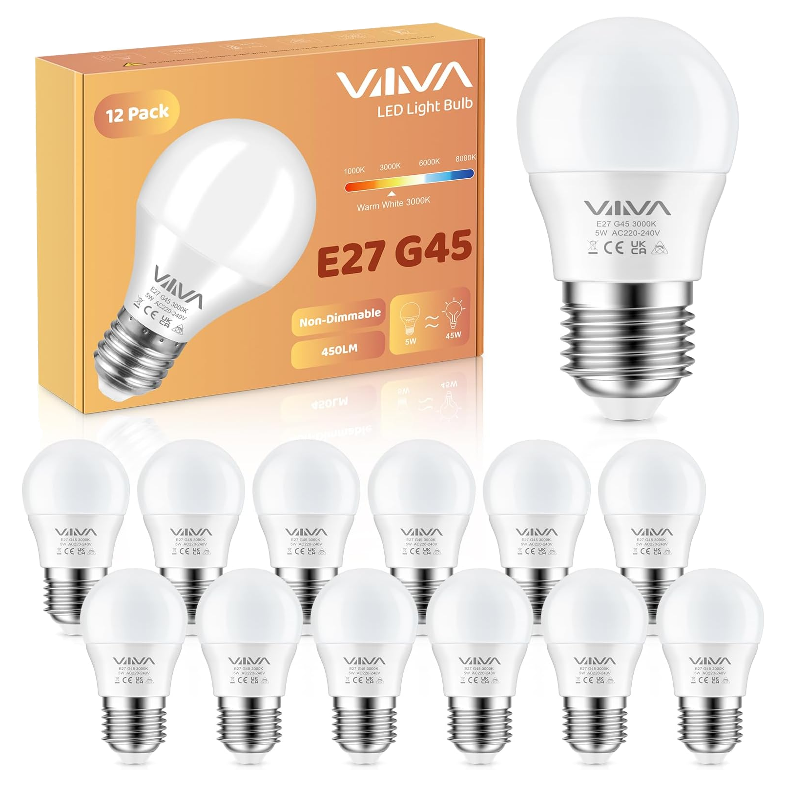 Led Velita 4W E27 30000 horas de duración