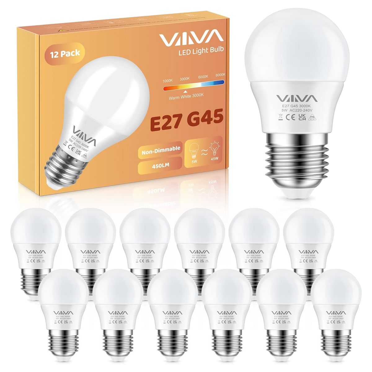 Led Velita 4W E27 30000 horas de duración