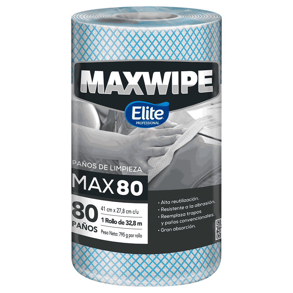 Maxwipe 80 Azul x 80 Paños