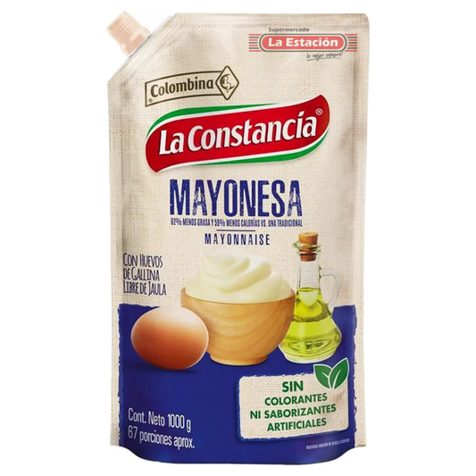 Mayonesa la Constancia x 3800 Bolsa Gratis 1 Servilleta