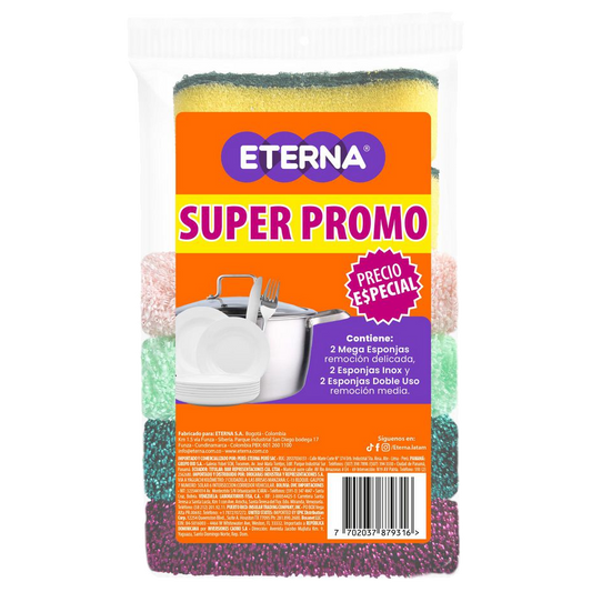 Of Pack Esponja Eterna x 6