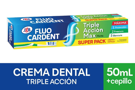 C Dental Triple Accion Max x 50 Ml+ Cepillo