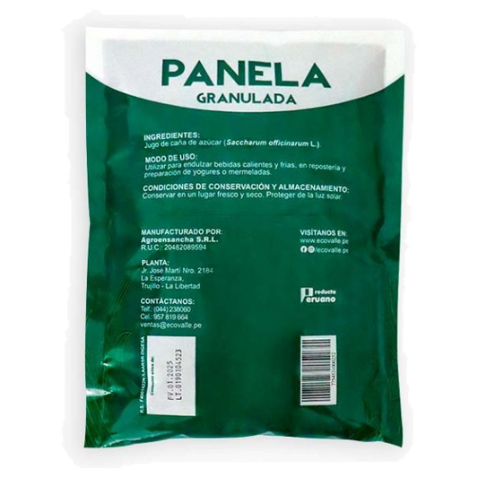 Panela Granulada Jengibre x500g