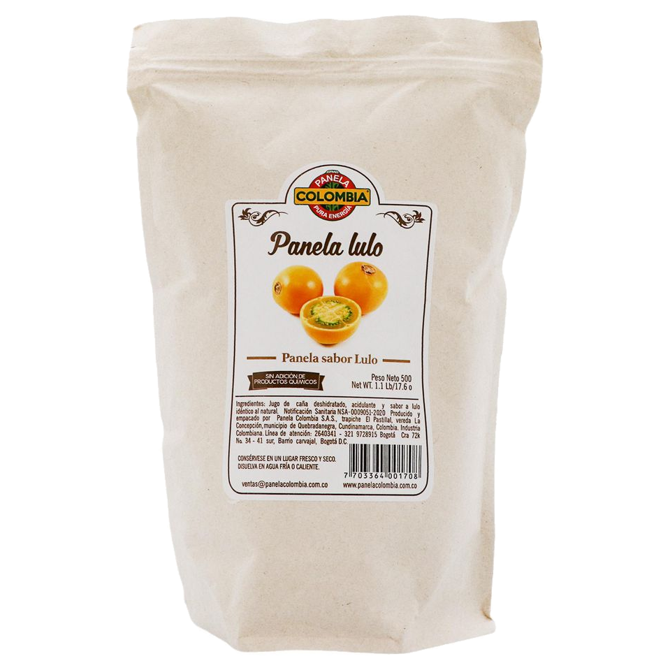 Panela granulada Lulo presentación 500 gramos Horeca Center