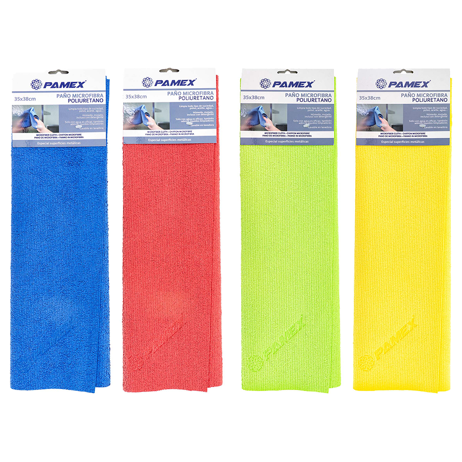 Paño PVA Micro Surtido 38x35 cm para limpieza profesional en hoteles y restaurantes