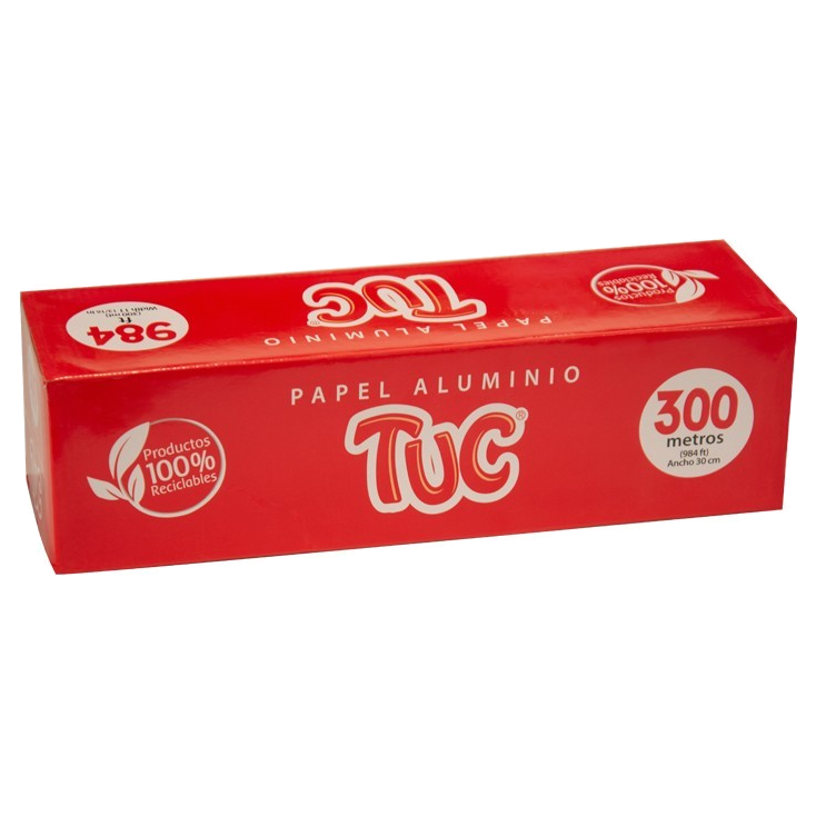 Papel Aluminio Tuc x 300 mt