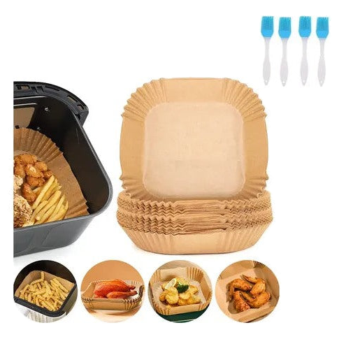 Papel para Airfryer Cuadrado Mio 16 cm x16 cm