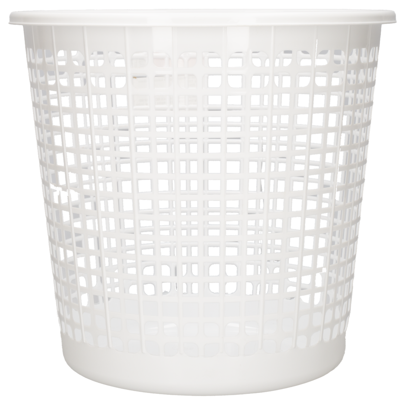 Papelera acanalada blanca 9 litros marca Estra para separación de residuos