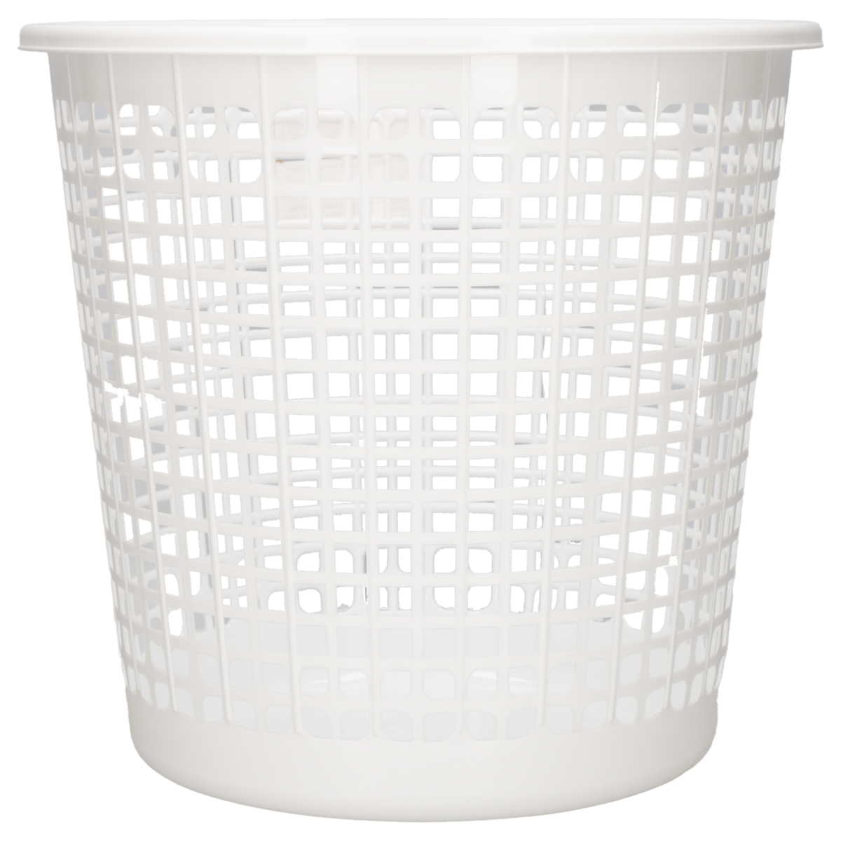 Papelera acanalada blanca 9 litros marca Estra para separación de residuos