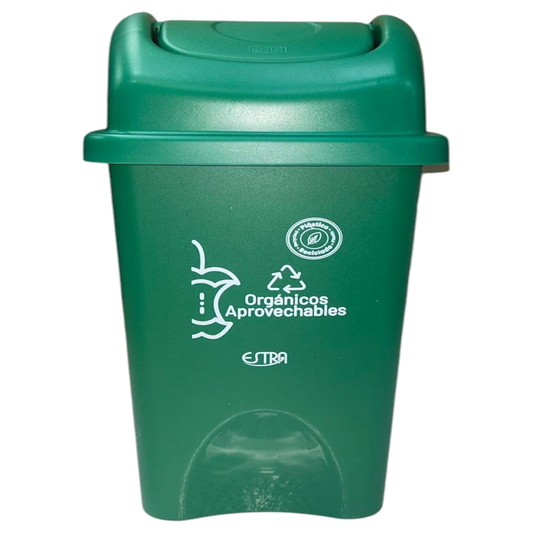 Papelera Vaiven Mr 10 L Verde Org