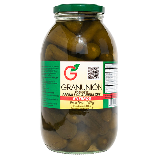 Pepinillo Agridulce Gran Union x 500 gr
