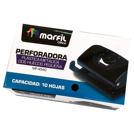 Perforadora Marfil 16hjs Plast-met Mf 4541 Negro