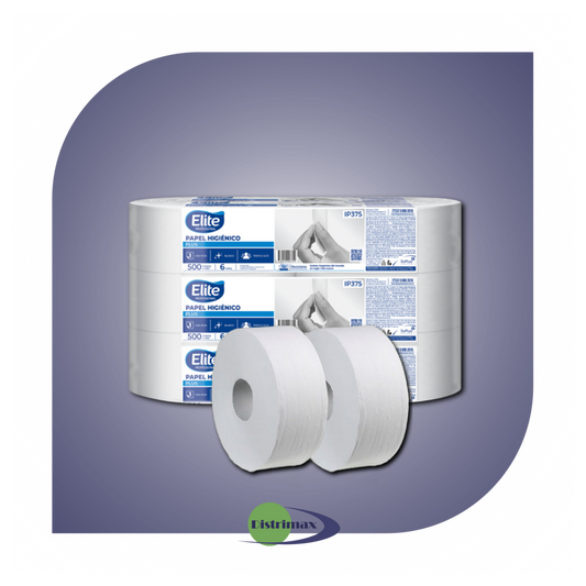 Papel Higiénico Jumbo Extra/blanco Triple Hoja6x170 mts