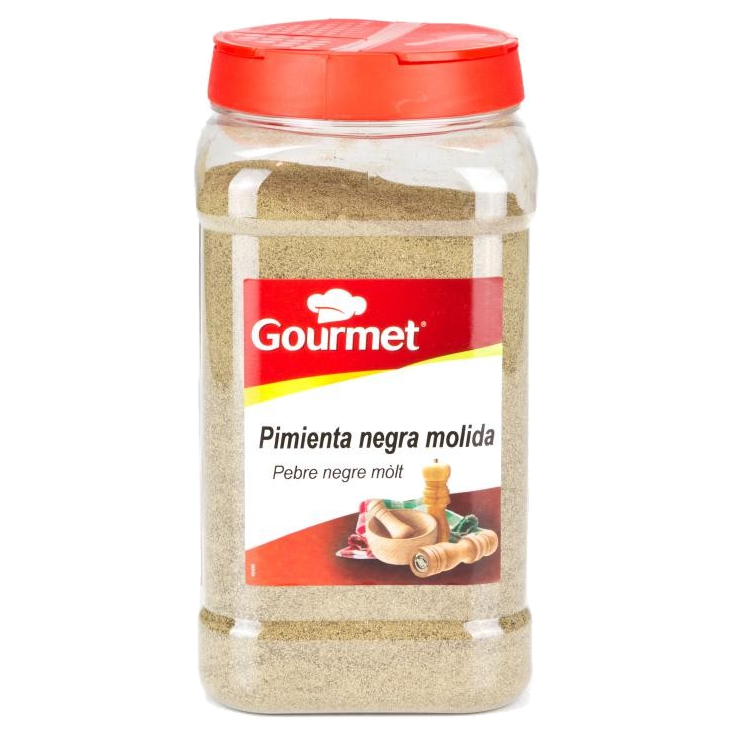 Pimienta Negra Quebrada Gourmet presentación 70 gramos para cocinas profesionales