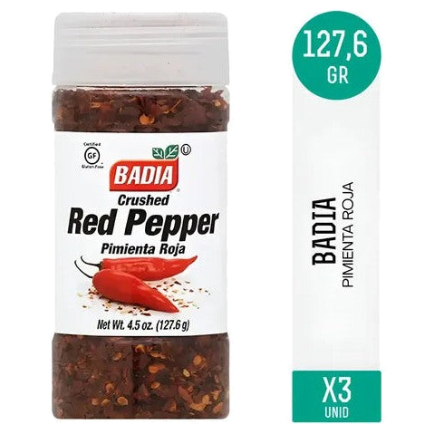 Pimienta Roja Triturada Badia 12/127.6 gr