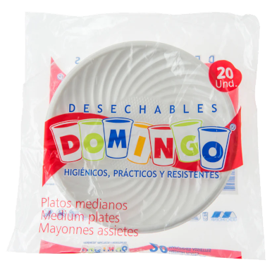 Plato Grande Blanco Domingo 60