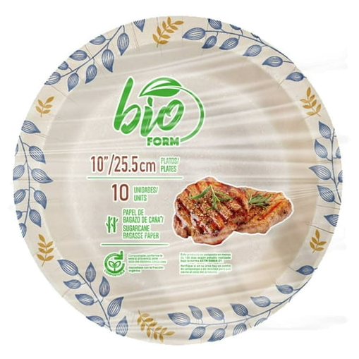 Plato Pulpa 22.5 cm Bioform x20