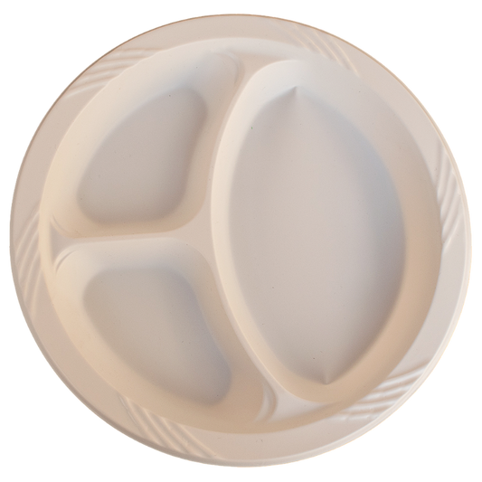 Plato Pulpa Blanco Bio 26 cms