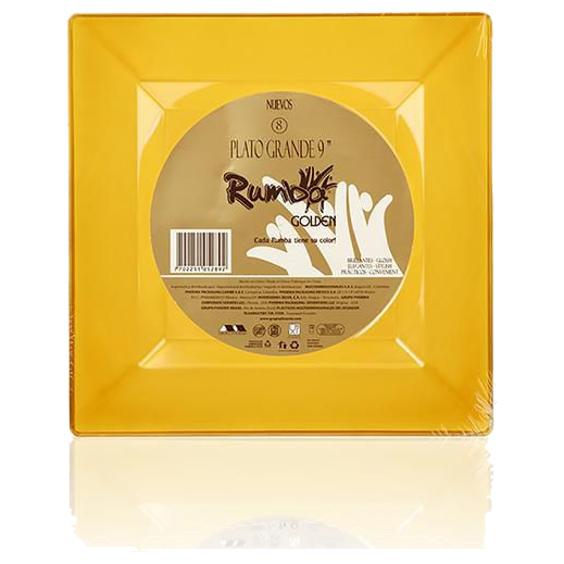 Plato Rumba Golden 9pulg 12